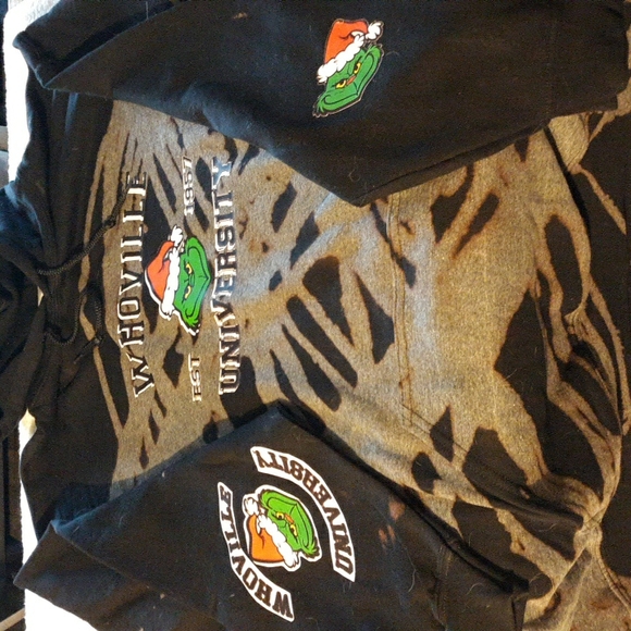 gilden | Tops | Whoville University Stripped Hoodie | Poshmark
